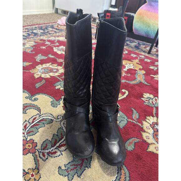 -SHOES BOOTS Girls Michael Kors Boots Black Size 3 US - Picture 4 of 9